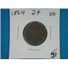 Image 1 : 1864 2 CENT COPPER
