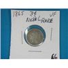 Image 1 : 1865 3 CENT NICKEL