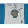 Image 1 : 1870 3 CENT NICKEL
