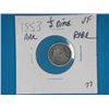 Image 1 : 1853 1/2 DIME