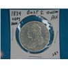 1834 BUST 1/2 DOLLAR