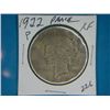 1922 P SILVER PEACE DOLLAR