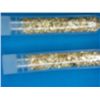 (2) 22k GOLD GILDED FLAKES (VIALS OF GOLD)