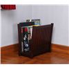 Image 1 : MAHOGANY WOOD MAGAZINE RACK