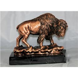 BRASS STATUE BUFFALO