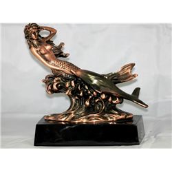 MERMAID BRASS STATUE