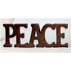 MAHOGANY WOOD LETTERS