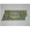 Image 2 : 1957 SERIES A $1 SILVER CERTIFICATE SERIAL # L93137225A *NOTE IS RIPPED & MISSING PEICES*!!