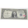 Image 1 : 1935 SERIES E $1 SILVER CERTIFICATE SERIAL # W34142391 *RARE VERY FINE VERY EARLY NOTE*!!