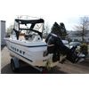 Image 2 : BAYLINER TROPHY BOAT WITH MERCURY 175HP MOTOR, WITH TRAILER; NO KEYS, NO REGI