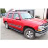 Image 2 : 2002 RED CHEVROLET TAHOE LT AUTORIDE 4DR SW 251,013KM GAS 5.3L AUTOMATIC VIN:1GNEK13Z22J116739
