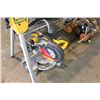 Image 1 : DEWALT 12" COMPOUND MITRE SAW WITH COLLAPSABLE STAND