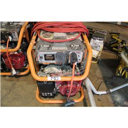 RIDGID 7000WATT ZERO GRAVITY GAS GENERATOR