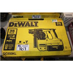 DEWALT 36 VOLT HEAVY DUTY ROTARY HAMMER KIT