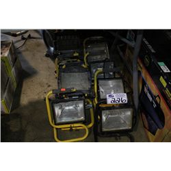LOT OF HALOGEN WORK LIGHTS