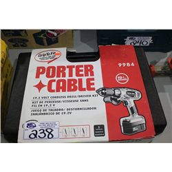 PORTER CABLE 19.2VOLT CORDLESS DRILL DRIVER KIT