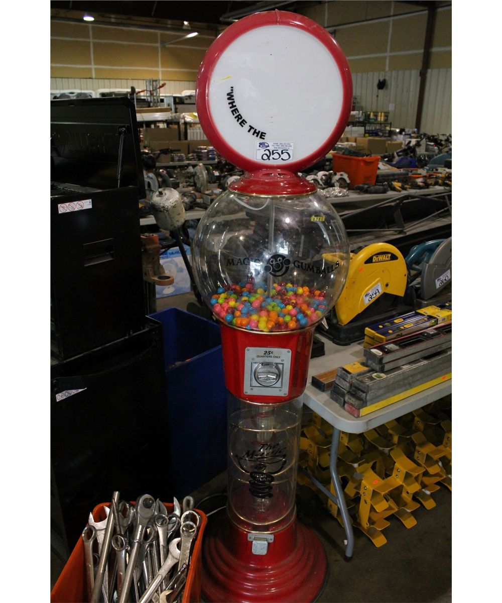MAGIC DISK MAN GUMBALL MACHINE