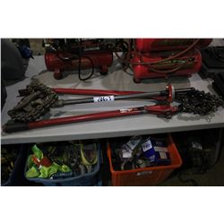 2 LARGE PIPE TOOLS