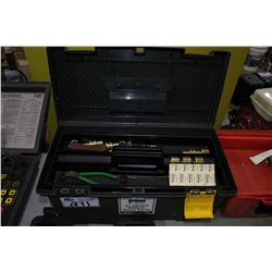 2 TOOL BOXES OF PLUMBING TOOLS