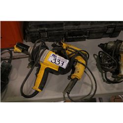 DEWALT ELECTRIC IMPACT GUN AND DRILL