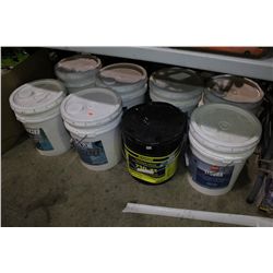 LARGE LOT OF STAIN AND DECK COVERING