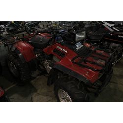 RED HONDA GAS QUAD - NO REGI - NO KEYS