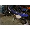 Image 1 : BLUE YAMAHA DIRTBIKE , BLUE DIRTBIKE FRAME, BLACK POCKET BIKE AND YELLOW DIRT BIKE - ALL NO REGIS-