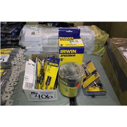 ASSORTED SPEED BOR BITS