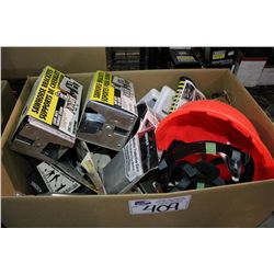 BOX OF ASSORTED HAND TOOLS