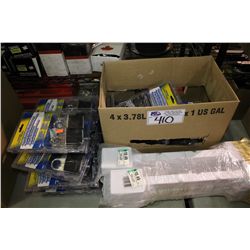 LOT OF EQUIPMENT, DOLLIES AND TIE DOWNS