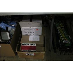 BOX OF MISC. DOOR PARTS