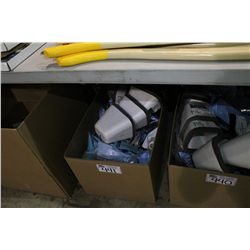 BOX OF BAGED PLUMBING HARDWARE
