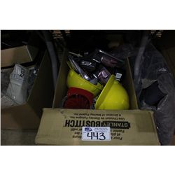 GUMBOOTS AND ASSORTED TOOLS