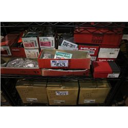 SHELF OF HILTI HARDWARE
