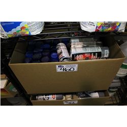 BOX OF ASSORTED PAINT