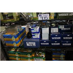 SHELF OF DOOR HARDWARE