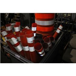 BIN OF SAFETY PYLONS *BIN NO GO*