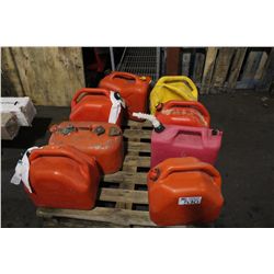 PALLET OF JERRY CANS