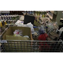 BIN OF ASSORTED FLOWER SHOP ITEMS *BIN NO GO*