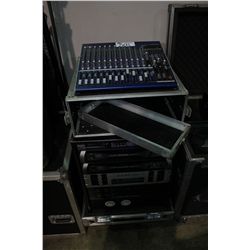 YAMAHA SOUND BOARD, QFC AMPLIFIERS, AUDIO EQUIPMENT AND DINO CASES