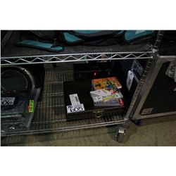 LOT OF ART EQUIPMENT AND SILVERWARE