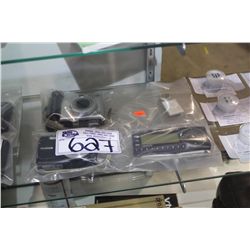 2 DIGITAL CAMERAS, SIRIUS SATELLITE RADIO, IPOD AND RING