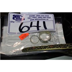 SILVER 925 RING, COSTUME RING AND HAIR CLIP