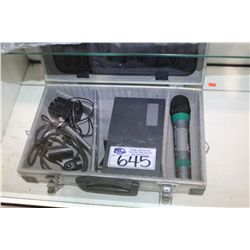 SENNHEISER EW100 CORDLESS MIC AND CASE
