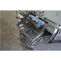 METAL MOBILE BIN CART