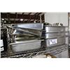 Image 1 : LOT OF STAINLESS STEEL PANS & RESTAURANT ITEMS