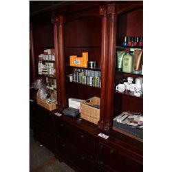 LIGHTED STORAGE SHELF