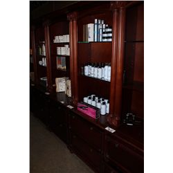 LIGHTED STORAGE SHELF