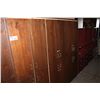 Image 1 : WOODEN STORAGE LOCKERS