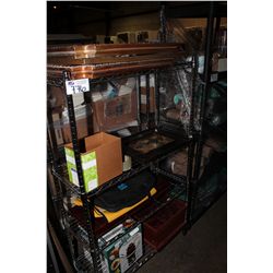 MOBILE METRO RACK AND CONTENTS